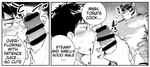 Rating: e
ID: 3351035
Date: 2022-05-24 00:22:28 -0400
Status: active
Score: 37
2022 abs anthro anthro_dominating_human balls big_dom_small_sub big_penis blush bodily_fluids border breath censor_bar censored comic dominant dominant_anthro dominant_male duo english_text engrish erection felid fur genital_fluids genitals hi_res hiroyuki_(morenatsu) human human_on_anthro ineffective_censorship interspecies japanese_text larger_anthro larger_male licking male male/male mammal monochrome morenatsu muscular muscular_anthro muscular_male nipples nude oral pantherine pecs penetration penile penis penis_lick precum saikorodekimeru sex size_difference smaller_human smaller_male smaller_penetrated speech_bubble striped_body striped_fur stripes submissive submissive_human submissive_male sweat text tiger tongue tongue_out torahiko_(morenatsu) white_border post #3351035