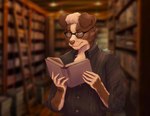 Rating: s
ID: 5648567
Date: 2025-06-17 11:33:46 -0400
Status: active
Score: 5
anthro book border_collie brown_body brown_fur canid canine canis clothed clothing collie digital_media_(artwork) domestic_dog eldridge_moran eyewear fur glasses herding_dog hi_res library male mammal pastoral_dog reading reading_book sheepdog solo unknown_artist white_body white_fur post #5648567