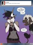 2016 antelope anthro ask_blog blush bovid breasts caprine clothing comic conditional_dnp dialogue dialogue_box digital_media_(artwork) dipstick_ears domestic_sheep ear_markings english_text female fishnet_clothing gabby_(kadath) grazing_antelope kadath mammal medium_breasts multicolored_ears olivia_(kadath) oryx patreon patreon_logo sheep signature speech_bubble tail tail_tuft text topwear tuft tumblr url user_avatar