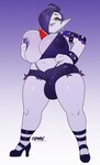 Rating: e
ID: 5541996
Date: 2025-05-01 14:54:52 -0400
Status: active
Score: 84
2025 anthro areola arm_tattoo armlet big_breasts bottomwear bracelet breasts bulge chest_horn chromapan cleavage clothed clothing detailed_bulge ear_piercing eyebrow_stud eyeshadow footwear gardevoir generation_3_pokemon genital_outline gradient_background gynomorph hair hi_res high_heels hotpants intersex jewelry lipstick makeup nintendo nipple_outline nipples one_breast_out penis_outline piercing pokemon pokemon_(species) purple_areola purple_bottomwear purple_clothing purple_eyeshadow purple_hair purple_hotpants purple_lipstick purple_nipples purple_shorts purple_topwear shoes shorts side_boob signature simple_background solo studded_armlet studded_bracelet studded_jewelry studs tattoo topwear vanessa_(omegafiredog) post #5541996