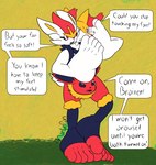 Rating: q
ID: 4521281
Date: 2024-01-07 22:54:19 -0500
Status: active
Score: -50
2_heads 5_toes barefoot braixen cinderace conjoined crotch_head eeveelution english_text feet flareon foot_fetish foot_focus foot_hands foothands generation_1_pokemon generation_6_pokemon generation_8_pokemon hi_res humanoid_feet lagomorph leporid mammal marblepan merging multi_head nintendo paws plantigrade pokemon pokemon_(species) rabbit text toes what what_has_magic_done why post #4521281