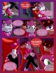 2019 absurd_res amy_rose anthro assisted_exposure breech_loader clothed clothing comic detailed_background duo echidna english_text eulipotyphlan female forced fur green_eyes handwear hedgehog hi_res knuckles_the_echidna male mammal monotreme pantsing purple_eyes sega sonic_the_hedgehog_(series) text toso undressing undressing_another violence