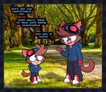 Rating: s
ID: 5542107
Date: 2025-05-01 15:52:36 -0400
Status: active
Score: 21
adolescent aged_up anthro beanie blue_eyes brown_body brown_fur clothing collar_tag dialogue domestic_cat duo english_text eyewear eyewear_on_head felid feline felis fingerless_gloves fur gloves goggles goggles_on_head golkey grass handwear hat headgear headwear hi_res high_top_shoes hoodie jacket looking_down looking_up male mammal murphy_(ajmarekart) murphy_and_mitzi notched_ear on_model park photo_background photography_(artwork) plant speech_bubble text topwear young young_anthro young_male post #5542107