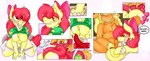 absurd_res aged_up animal_genitalia animal_penis anthro anthro_on_feral apple_bloom_(mlp) applejack_(mlp) bestiality big_macintosh_(mlp) blackbewhite2k7 blush breasts brother_(lore) brother_and_sister_(lore) clothing cutie_mark duo earth_pony english_text equid equine equine_genitalia equine_penis erection eyes_closed female feral freckles friendship_is_magic fur genitals hair hasbro hi_res horse incest_(lore) long_hair male male/female mammal motion_onomatopoeia my_little_pony nipples onomatopoeia penis pony pussy red_body red_hair sibling_(lore) sister_(lore) sisters_(lore) smile sound_effects teats text transformation underwear vein veiny_penis yellow_body yellow_fur