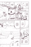 bag breath cheek_spots cloud comic day detailed_background dialogue digital_media_(artwork) duo english_text exclamation_point eyes_closed female generation_2_pokemon generation_5_pokemon grass koko_(aots) looking_at_another looking_back monochrome mouth_closed muro_(aots) nintendo open_mouth outside paws petilil pichu plant pokemon pokemon_(species) pokemon_mystery_dungeon question question_mark road running scarf shadow sky speech_bubble spike_chunsoft standing talking_to_another text thought_bubble tree umikit