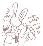 Rating: s
ID: 2763821
Date: 2021-05-31 14:19:10 -0400
Status: active
Score: 79
anthro blush brown_and_white canid canine canis carrying_another clothed clothed/nude clothed_male clothing daddy_kink dialogue domestic_dog duo english_text eyes_closed father's_day heart_symbol hi_res holidays kissing kissing_cheek kissing_sound_effect lagomorph male male/male male_on_bottom male_on_top mammal max_(sam_and_max) monochrome necktie nude on_bottom on_shoulder on_top on_top_of onomatopoeia romantic romantic_couple sam_and_max samuel_dog simple_background size_difference sketch smile sound_effects text walnutgecko white_background post #2763821