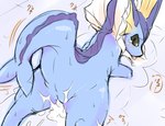 after_sex blush bodily_fluids cum cum_in_pussy cum_inside eeveelution female feral generation_1_pokemon genital_fluids genitals looking_back nintendo nyankone pokemon pokemon_(species) pussy solo sweat tail tears tongue vaporeon