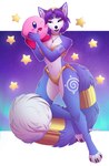 Rating: s
ID: 5550208
Date: 2025-05-05 05:52:01 -0400
Status: active
Score: 47
2025 4_toes absurd_res accessory ambiguous_gender anthro arm_tuft bandeau barefoot big_tail blue_body blue_eyes blue_fur blue_hair breasts canid canine chaiteakitten choker circlet claws clothing collarbone digitigrade dipstick_tail duo elbow_tuft eyebrows eyelashes feet female fox fur hair hair_accessory hairband hi_res inner_ear_fluff jewelry kirby kirby_(series) krystal_(star_fox) mammal markings navel necklace nintendo one_eye_closed panties paws shoulder_tuft smile star star_fox tail tail_markings toe_claws toes topwear tuft underwear waddling_head white_body white_fur wink post #5550208