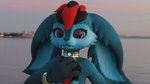Rating: s
ID: 2646354
Date: 2021-03-09 12:23:30 -0500
Status: active
Score: 21
16:9 3_fingers 3d_(artwork) absurd_res anthro black_hair blue_body blue_fur blue_nose bracelet chest_tuft city city_background claws collar countershade_face countershade_torso countershading detailed_background digital_media_(artwork) ears_down eclipse eyelashes fangs female fingers fur gem glowing hair hand_on_chest hi_res hobkin huge_filesize jewelry looking_at_viewer mammal markings multicolored_hair nova_(wigwoo1) pivoted_ears purple_eyes red_hair smile solo sunset teeth tuft widescreen wigwoo1 post #2646354