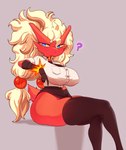 Rating: q
ID: 5654724
Date: 2025-06-20 00:47:25 -0400
Status: pending
Score: 30
2025 absurd_res accessory anthro big_breasts big_butt biped blaziken blonde_hair blue_eyes bottomwear breasts butt choker clothed clothing female generation_3_pokemon hair hair_accessory hair_tie hi_res huge_breasts huge_hips jewelry legwear long_hair necklace necktie nintendo nipple_outline nipples non-mammal_breasts non-mammal_nipples pigtails pokemon pokemon_(species) pokemorph question_mark rabiosin raised_bottomwear raised_clothing raised_skirt red_body shirt short_tail simple_background sitting skirt small_waist solo tail thick_thighs thigh_highs tight_clothing tight_shirt tight_topwear topwear wide_hips yellow_sclera post #5654724