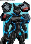 after_transformation anthro bound chastity_bulge chastity_device drone dronification encasement goo_in_mouth hi_res hypnosis latex lock_symbol male mind_control null null_bulge simple_background solo spiral_eyes transformation trapped xedryk xedrykthedragon