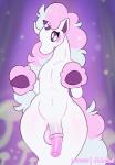 2019 2d_animation animal_genitalia animal_penis animated anthro anthrofied balls bouncing_balls bouncing_penis digital_media_(artwork) equid equine equine_genitalia equine_penis femboy flaccid fluffy fluffy_tail frame_by_frame fur galarian_form galarian_ponyta generation_8_pokemon genitals glistening glistening_body hooves horn loop male mammal mane mythological_creature mythological_equine mythology nintendo nipples nude penis pokemon pokemon_(species) pokemorph purple_theme regional_form_(pokemon) shaking_hips short_playtime simple_background solo tail tentabat thick_thighs two_tone_tail unicorn wide_hips