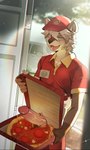 Rating: e
ID: 5111686
Date: 2024-10-13 08:01:35 -0400
Status: active
Score: 509
5_fingers anthro big_penis blush claws clothed clothing container countershade_face countershade_fur countershade_neck countershade_torso countershading delivery_(commerce) delivery_employee dick_in_a_box erection fangs fingers food food_delivery food_fetish fur genitals glans hair hat headgear headwear hi_res humanoid_genitalia humanoid_penis kurulz male mammal mustelid open_mouth open_smile otter penis pizza pizza_box pizza_delivery red_clothing red_shirt red_topwear shirt smile solo tail teeth tongue tongue_out topwear vein veiny_penis post #5111686