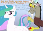 Rating: s
ID: 2178377
Date: 2020-03-13 10:27:27 -0400
Status: active
Score: -5
chimera discord_(mlp) draconequus duo english_text equid equine female feral friendship_is_magic hair hasbro horse jpgr male male/female mammal mane my_little_pony pony princess_celestia_(mlp) razor smile text tools post #2178377