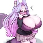Rating: q
ID: 4418482
Date: 2023-11-16 15:26:08 -0500
Status: active
Score: 31
1:1 anthro artist_name big_breasts blush bottomwear bra breasts bulging_breasts canid canine cleavage clothed clothing digital_media_(artwork) ears_up eyelashes fan_character female fox fur hair half-closed_eyes hammerspace heart_eyes heart_symbol hi_res hidden_buxom huge_breasts kneeling lips looking_at_viewer mammal miniskirt narrowed_eyes pink_eyes pink_hair purple_bra purple_clothing purple_hair purple_underwear sega simple_background skirt solo sonic_the_hedgehog_(series) sweater text topwear twistedgutzz underwear white_background white_body white_fur post #4418482
