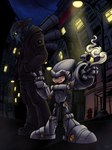 Rating: s
ID: 5589249
Date: 2025-05-21 20:20:54 -0400
Status: active
Score: 0
absurd_res alloy_(newgrounds) alloy_(series) armor city clothing dahliaxblack devil_horns_(gesture) gesture hand_gesture hi_res humanoid looking_at_viewer machine male mindchamber_(character) mindchamber_(series) newgrounds night no_sclera red_eyes robot shooting signature size_difference smile smoke street_lamp suit white_sclera yellow_eyes post #5589249