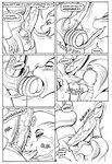 anthro apode ball_lick ball_swallow ball_tugging balls balls_in_mouth big_penis bottomless bottomless_male clothed clothing comic dominant dominant_female draconcopode duo english_text equid equine erection fellatio female genitals gustav_(here_there_be_dragons) handjob handjob_while_penetrated here_there_be_dragons horse huge_penis humanoid_genitalia humanoid_penis hyper hyper_genitalia hyper_penis karno legless licking long_tongue male male/female mammal monochrome oracle_ruzuya oral penile penis penis_lick reptile scalie serpentine sex snake text tongue tongue_out tongue_wrapped_around_balls wrapped_up