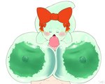 5:4 areola big_areola big_breasts big_penis blush boo_(mario) bow_ribbon breast_play breasts duo eyes_closed female first_person_view genitals ghost green_areola green_body green_nipples hi_res huge_areola huge_breasts hyper hyper_breasts lady_bow male male/female male_pov mario_bros montgomery_glands nintendo nipples not_furry nude open_mouth paper_mario penis sanka-tetsu sex spirit titfuck tongue tongue_out white_body white_skin