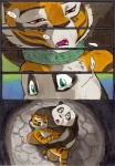 2013 anthro bear better_late_than_never bodily_fluids collar comic daigaijin dialogue dreamworks duo ellipsis exclamation_point eyes_closed felid female fur giant_panda green_eyes kung_fu_panda male mammal master_po_ping master_tigress open_mouth orange_body orange_fur painting_(artwork) pantherine red_eyes slightly_chubby stripes tail tears text tiger traditional_media_(artwork) unconscious watercolor_(artwork)