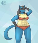 Rating: s
ID: 5234090
Date: 2024-12-10 02:16:13 -0500
Status: active
Score: 6
2021 abs abstract_background anthro bandeau biped black_body black_fur blue_body blue_fur breasts chocend clothed clothed_anthro clothed_female clothing colored female fingers front_view fur generation_4_pokemon hand_on_head hand_on_hip hi_res humanoid_hands looking_aside lucario medium_breasts multicolored_body multicolored_fur navel nintendo outline overflowing_breasts panties pokemon pokemon_(species) portrait red_bandeau red_clothing red_eyes red_panties red_topwear red_underwear skimpy smile solo standing tail tan_body tan_fur three-quarter_portrait topwear underwear white_outline post #5234090