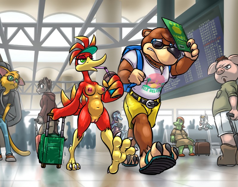 banjo and kazooie (nintendo switch and etc) created by bassybefuddle