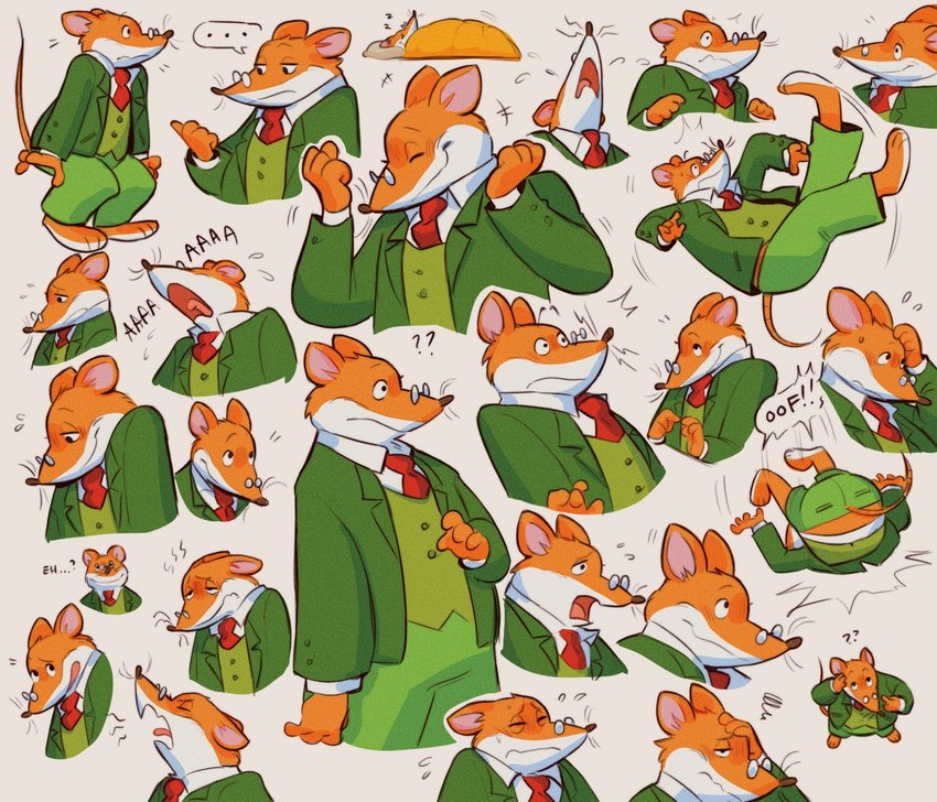 geronimo stilton (geronimo stilton (series)) created by krunnnnnch