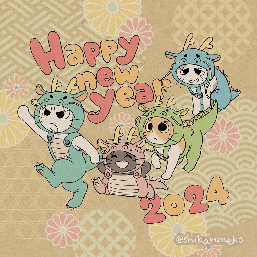 amayakasuneko, nagameruneko, and shikaruneko (shikaruneko (series) and etc) created by mojacookie