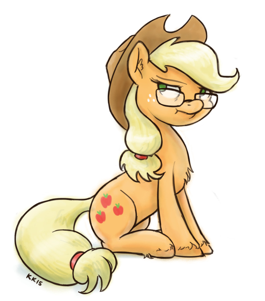 applejack (friendship is magic and etc) created by king-kakapo