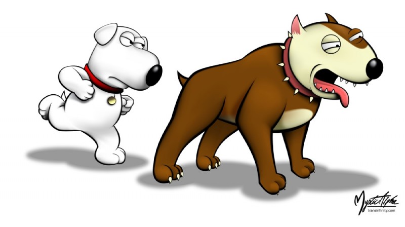 brian griffin (family guy) created by mysticalpha