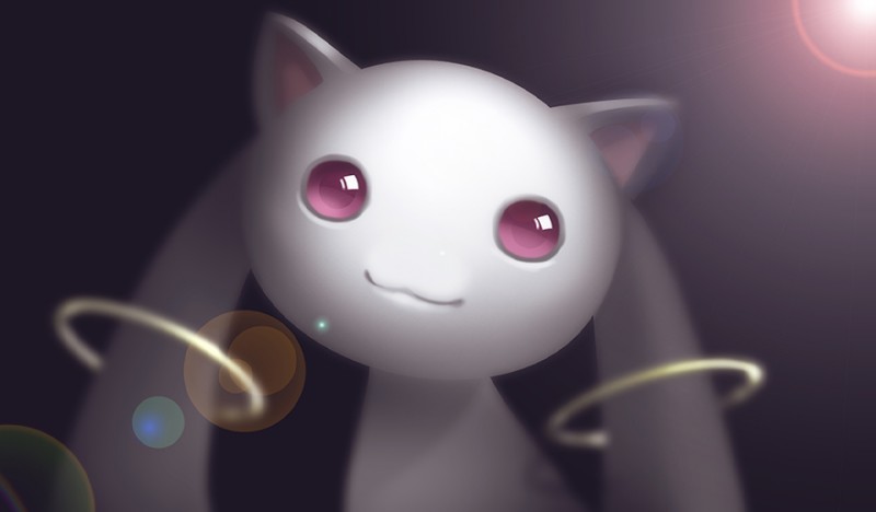 kyubey (puella magi madoka magica and etc) created by elyoncat