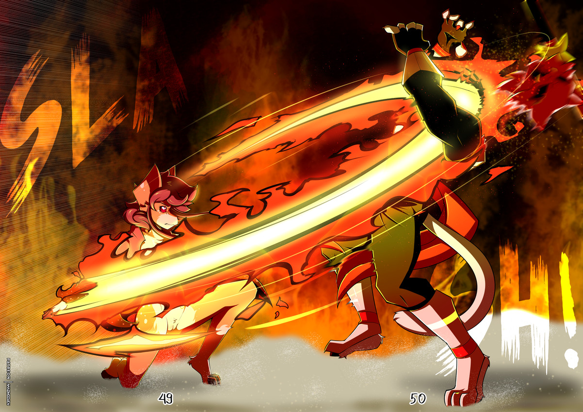 ash and branco created by amazinggwen