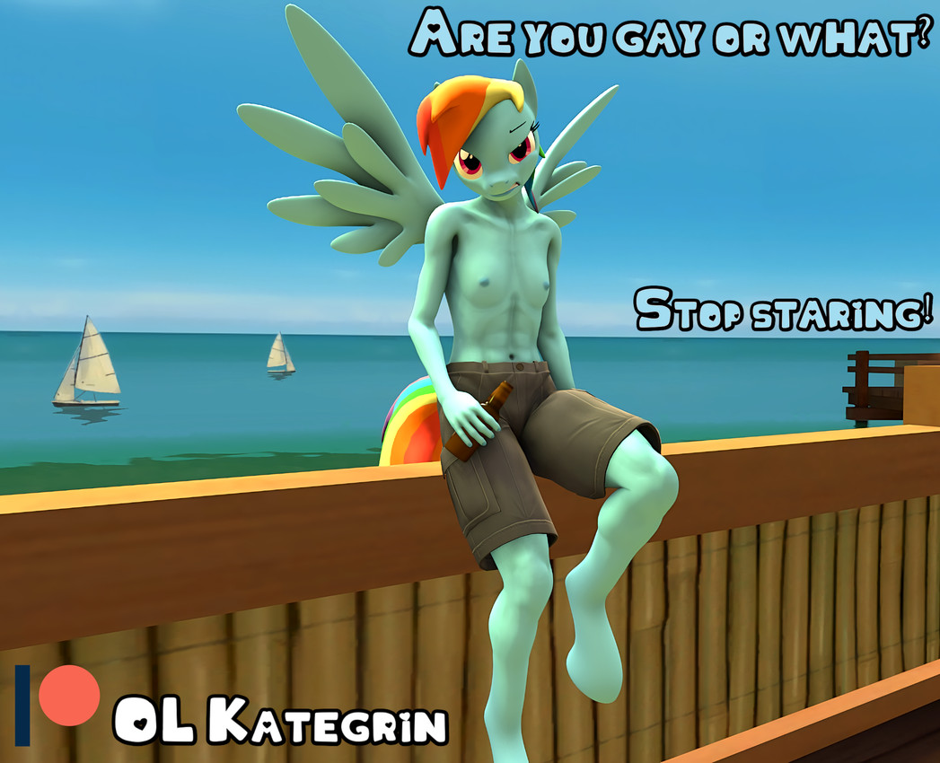rainbow dash (male swimwear challenge and etc) created by olkategrin