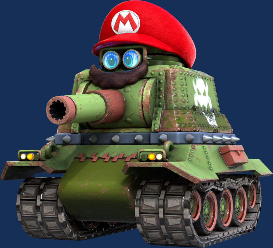 bowser and mario (super mario odyssey and etc) created by unknown artist