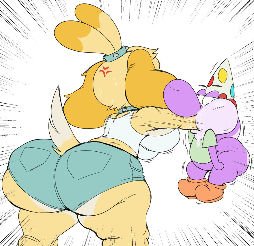 isabelle and purps (animal crossing and etc) created by purple yoshi draws