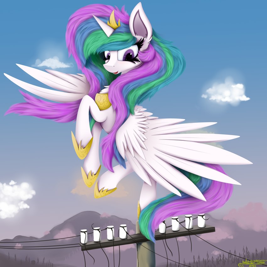 princess celestia (friendship is magic and etc) created by ser-p