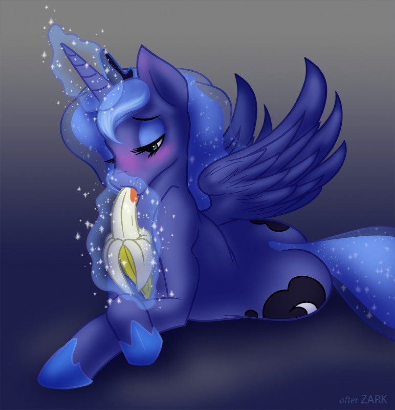 princess luna (friendship is magic and etc) created by larkdraws and qtmarx