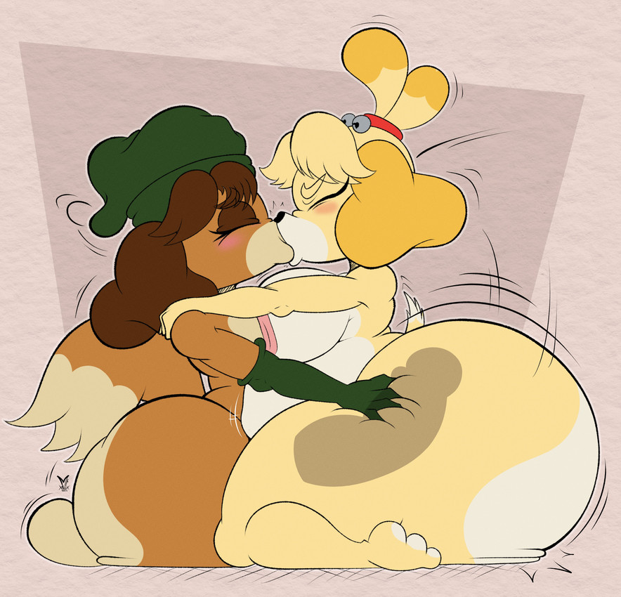 derry and isabelle (animal crossing and etc) created by mrxrickyx