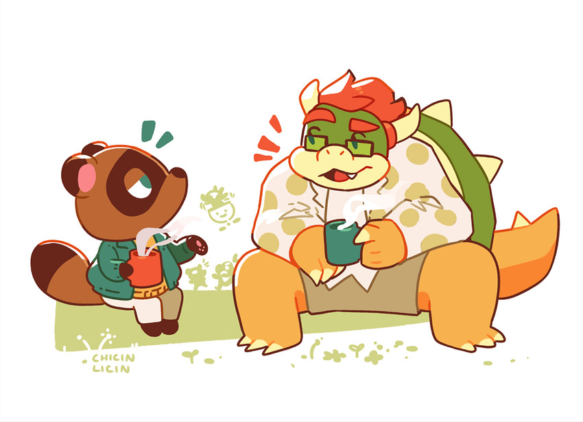 bowser and tom nook (kyary pamyu pamyu tv and etc) created by chicinlicin