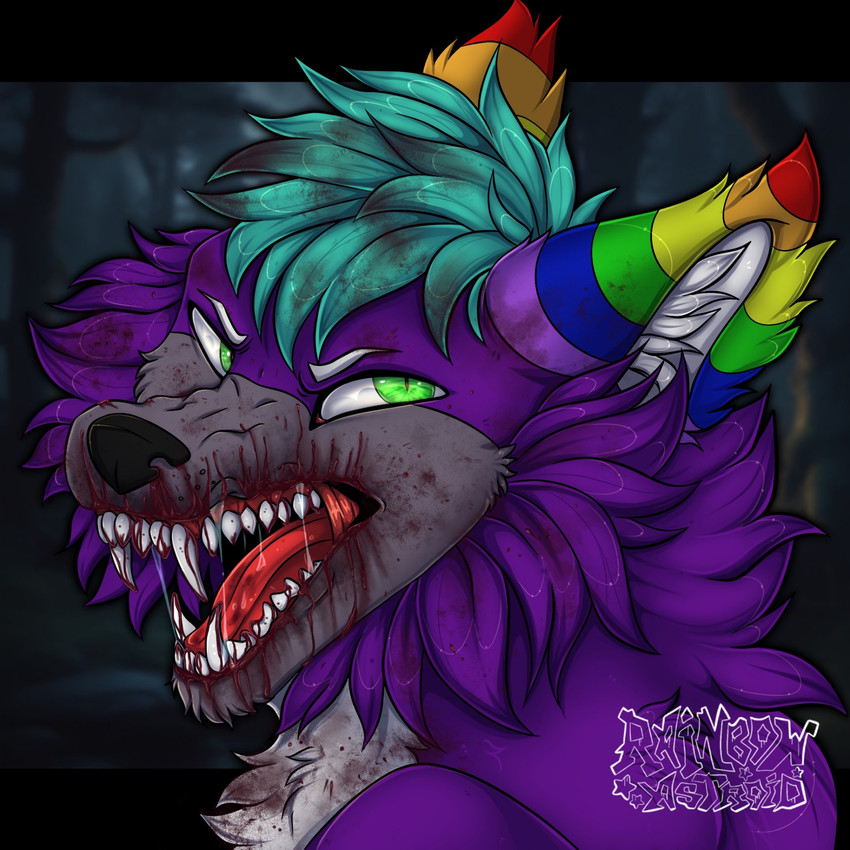anthraxthehyena created by rainbowxastroid