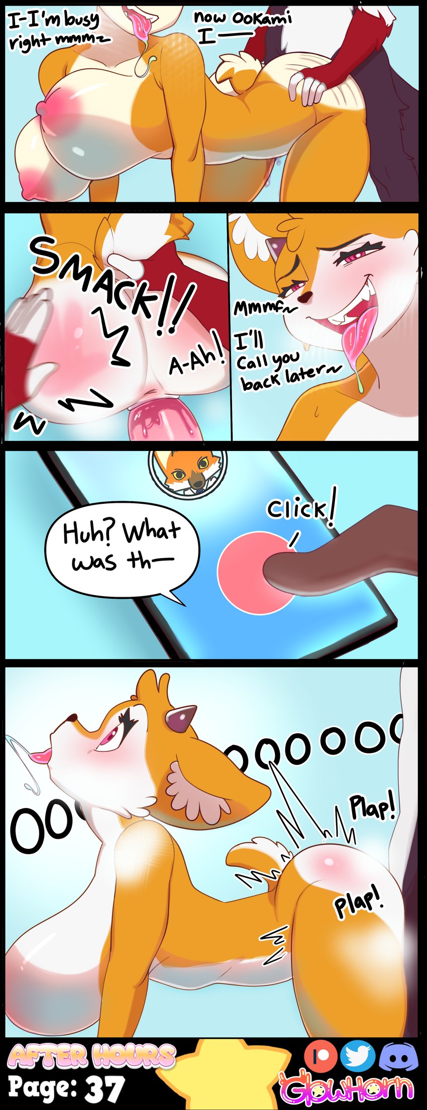 artifact the fox, ookami, and tsunoda (aggretsuko and etc) created by glowhorn