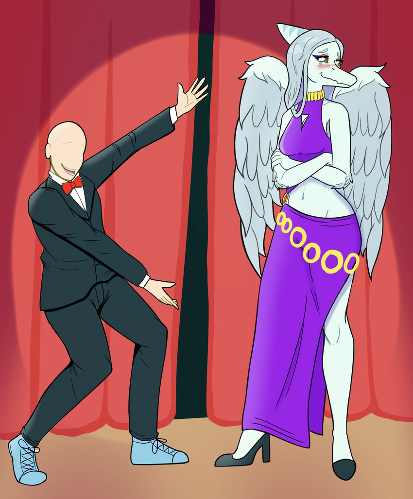 anon and fang (ko op (game developer) and etc) created by sodawave (artist)