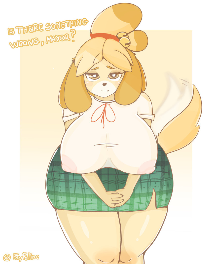 isabelle (animal crossing and etc) created by fay feline