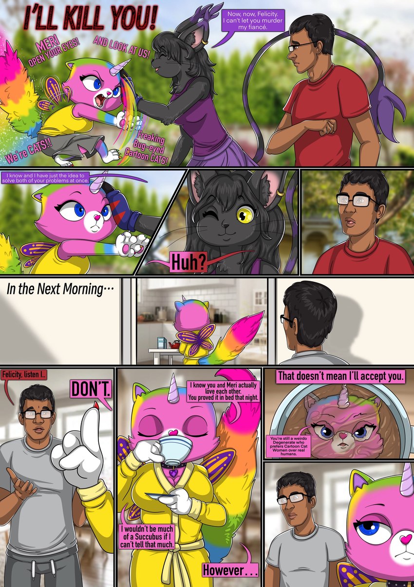 champion, felicity, felicity, meri, and meri (rainbow butterfly unicorn kitty and etc) created by blacksheeptfs