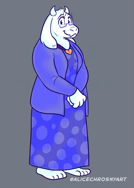 toriel (undertale (series) and etc) created by alice chrosny