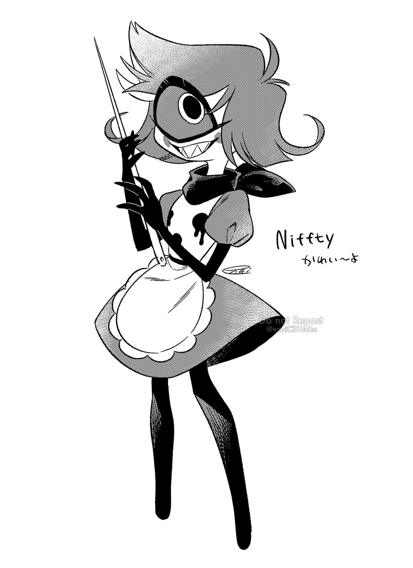 niffty (hazbin hotel) created by enaic31