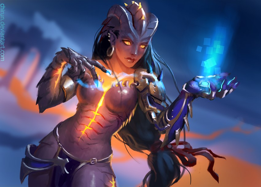 symmetra (blizzard entertainment and etc) created by chirun