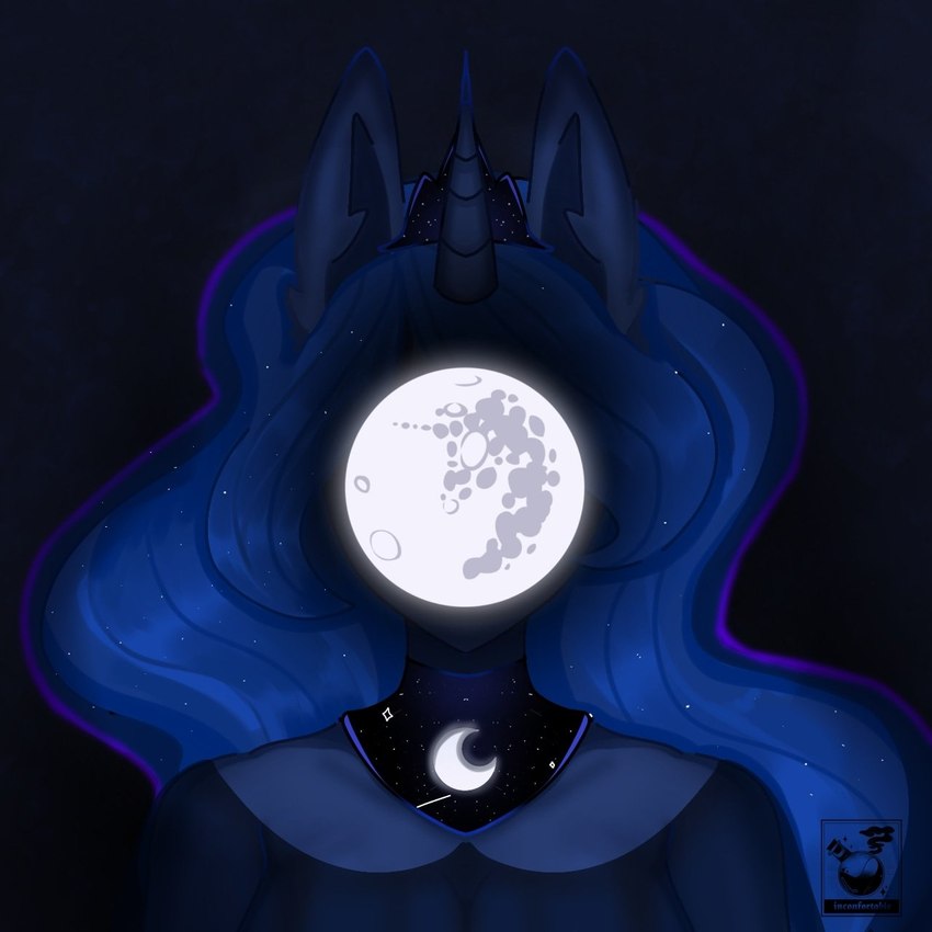 princess luna (friendship is magic and etc) created by inconfortable