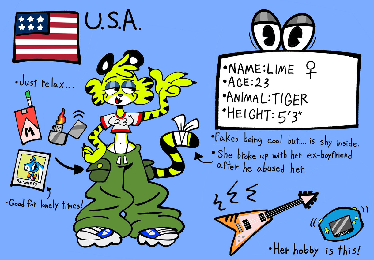 lime and ronnie (game boy advance and etc) created by lacaslulay1934