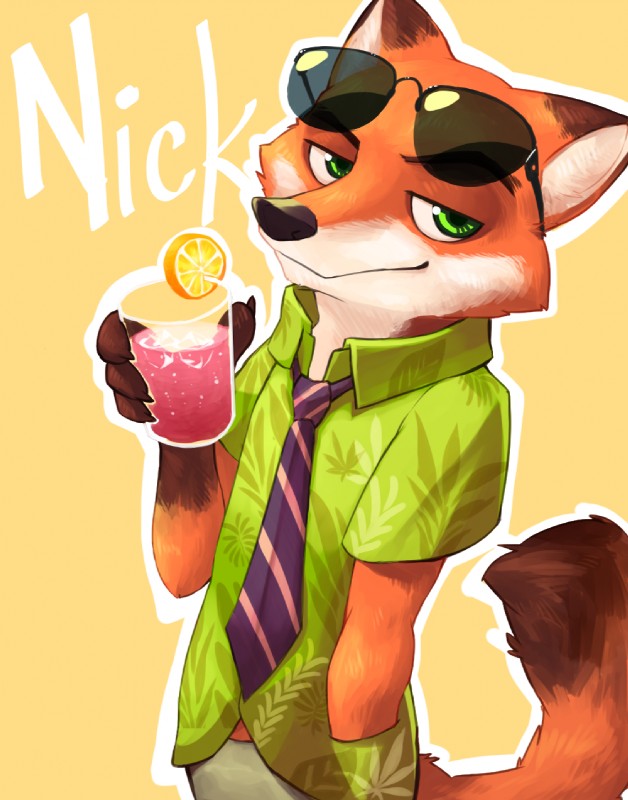 nick wilde (zootopia and etc) created by chirenbo