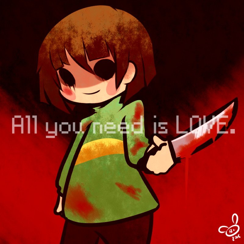 chara (undertale (series) and etc) created by unknown artist